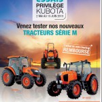 Gagnez un tracteur Kubota Série M.