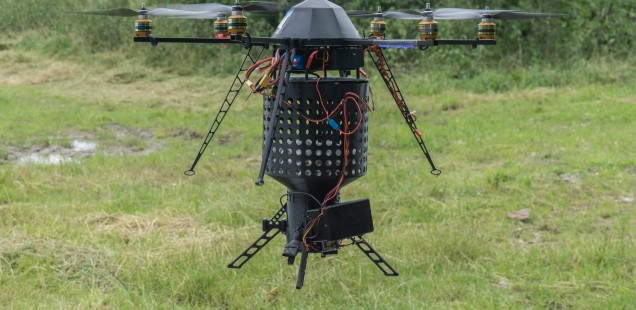 Un nouveau drone conçu pour optimiser l’épandage de trichogrammes