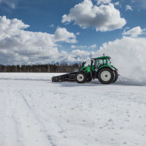 Un tracteur autonome bat un record du monde de déneigement