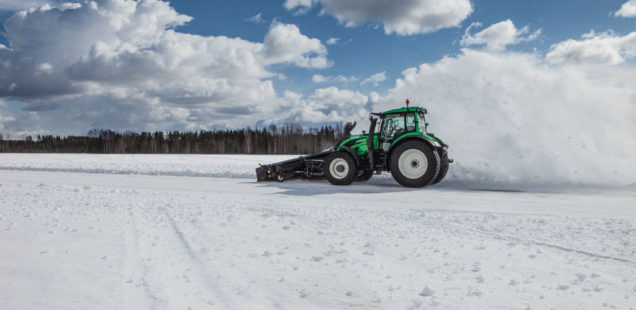 Un tracteur autonome bat un record du monde de déneigement